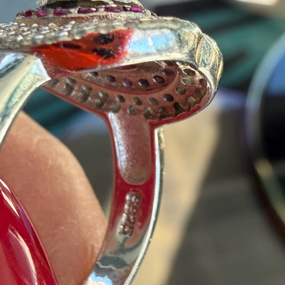 925 silver heart ring - Picture 3 of 3